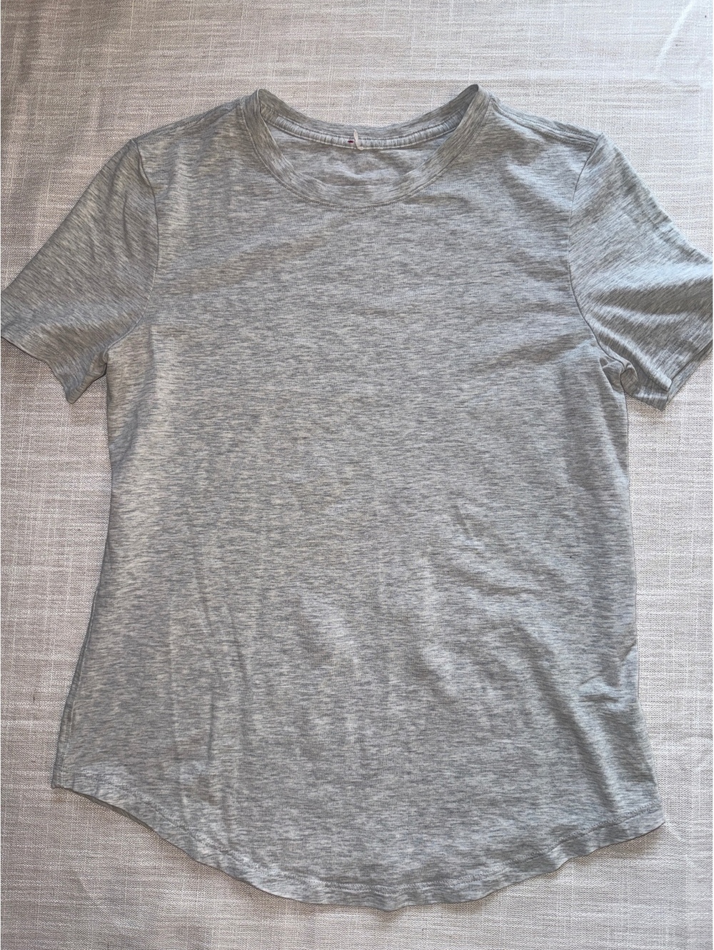 Lululemon Gray Heathered Short Sleeve T-Shirt